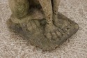 F73534: Vintage Weathered Concrete Garden Dog Stat