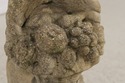 F73534: Vintage Weathered Concrete Garden Dog Stat