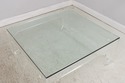 F73535: Mid Century Modern Lucite Base Glass Top C