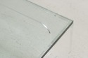 F73535: Mid Century Modern Lucite Base Glass Top C