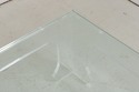 F73535: Mid Century Modern Lucite Base Glass Top C