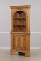L73540: Chippendale Scrub Pine Corner Cupboard Chi