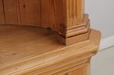 L73540: Chippendale Scrub Pine Corner Cupboard Chi