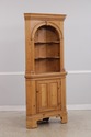 L73540: Chippendale Scrub Pine Corner Cupboard Chi