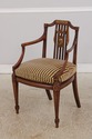 L73558: Pair of Vintage Adams Style Painted Arm Ch