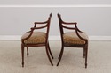 L73558: Pair of Vintage Adams Style Painted Arm Ch
