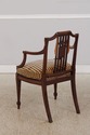 L73558: Pair of Vintage Adams Style Painted Arm Ch