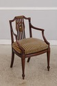L73558: Pair of Vintage Adams Style Painted Arm Ch
