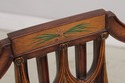 L73558: Pair of Vintage Adams Style Painted Arm Ch