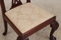 73562: Set Of 8 BAKER Chippendale Mahogany Dining 