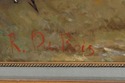 F73568: Large French Artist Signed Oil Painting On