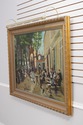 F73568: Large French Artist Signed Oil Painting On