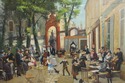 F73568: Large French Artist Signed Oil Painting On