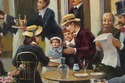F73568: Large French Artist Signed Oil Painting On