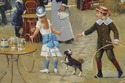F73568: Large French Artist Signed Oil Painting On