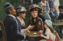 F73568: Large French Artist Signed Oil Painting On