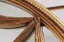 73573: Gold Finish Arched Frame Decorator Mirror
