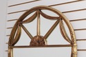 73573: Gold Finish Arched Frame Decorator Mirror