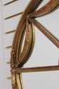73573: Gold Finish Arched Frame Decorator Mirror