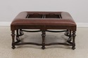 73579: LILLIAN AUGUST By DREXEL Leather Coffee Tab