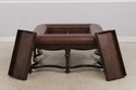 73579: LILLIAN AUGUST By DREXEL Leather Coffee Tab