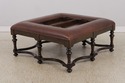 73579: LILLIAN AUGUST By DREXEL Leather Coffee Tab