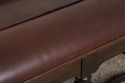 73579: LILLIAN AUGUST By DREXEL Leather Coffee Tab