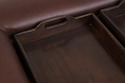 73579: LILLIAN AUGUST By DREXEL Leather Coffee Tab