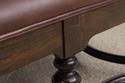 73579: LILLIAN AUGUST By DREXEL Leather Coffee Tab