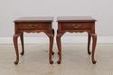 F73581: Pair of HENKEL HARRIS Cherry 1 Drawer End 