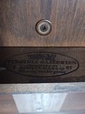 L73583: HENKEL HARRIS Walnut Inlaid Oval Dining Ta
