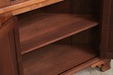 73584: Bench Made Chippendale Style Walnut Corner 