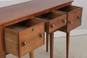 L73585: Bench Made Walnut 3 Drawer Huntboard Sideb