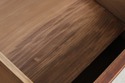 L73585: Bench Made Walnut 3 Drawer Huntboard Sideb