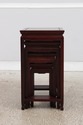 73587: Vintage Chinese Set of 4 Stack Rosewood Nes