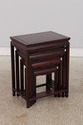 73587: Vintage Chinese Set of 4 Stack Rosewood Nes