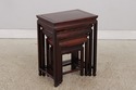 73587: Vintage Chinese Set of 4 Stack Rosewood Nes