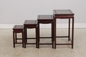 73588: Vintage Chinese Rosewood 4 Stack Nesting Ta