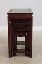 73588: Vintage Chinese Rosewood 4 Stack Nesting Ta
