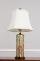 F73589: Pair of Chinese Eglomise Glass Canister La
