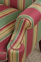 73594: Queen Anne Upholstered WIng Chair w. Down C