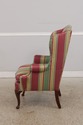 73594: Queen Anne Upholstered WIng Chair w. Down C