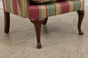 73594: Queen Anne Upholstered WIng Chair w. Down C