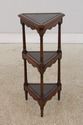 L73606: Pair of THEODORE ALEXANDER Mahogany 3 Tier