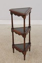 L73606: Pair of THEODORE ALEXANDER Mahogany 3 Tier