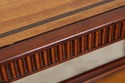 L73609: JOHN WIDDICOMB Marquetry Inlaid Serving Ba