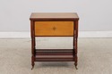 L73609: JOHN WIDDICOMB Marquetry Inlaid Serving Ba