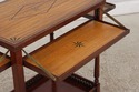 L73609: JOHN WIDDICOMB Marquetry Inlaid Serving Ba