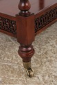 L73609: JOHN WIDDICOMB Marquetry Inlaid Serving Ba