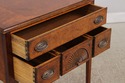 L73610: Burl Elm Inlaid Serving Table or Console